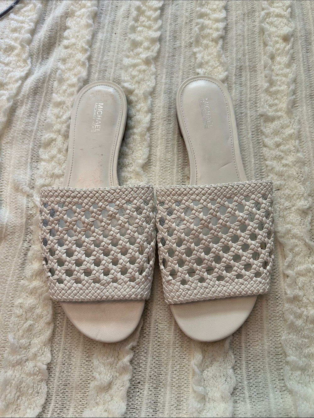💐 10 for $50 MICHAEL Michael Kors Woven Slide Mules